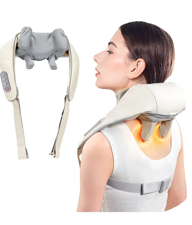 Neck Massager, Shiatsu Back Neck Massager with Heat, Electric Shoulder Massager Pillow for Neck, Back, Shoulder, Foot, Leg