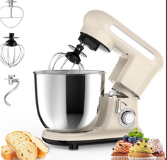 1pc Stand Mixer, Tilt-head Mixers, Kitchen Electric Dough Mixer, For Household Aids, 300W 3.8QT Stainless Steel Bowl, US Plug