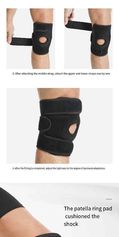 Fitness Knee Support Patella Belt Elastic Bandage Tape Sport Strap Knee Pads Protector Band For Knee Brace Football Sports