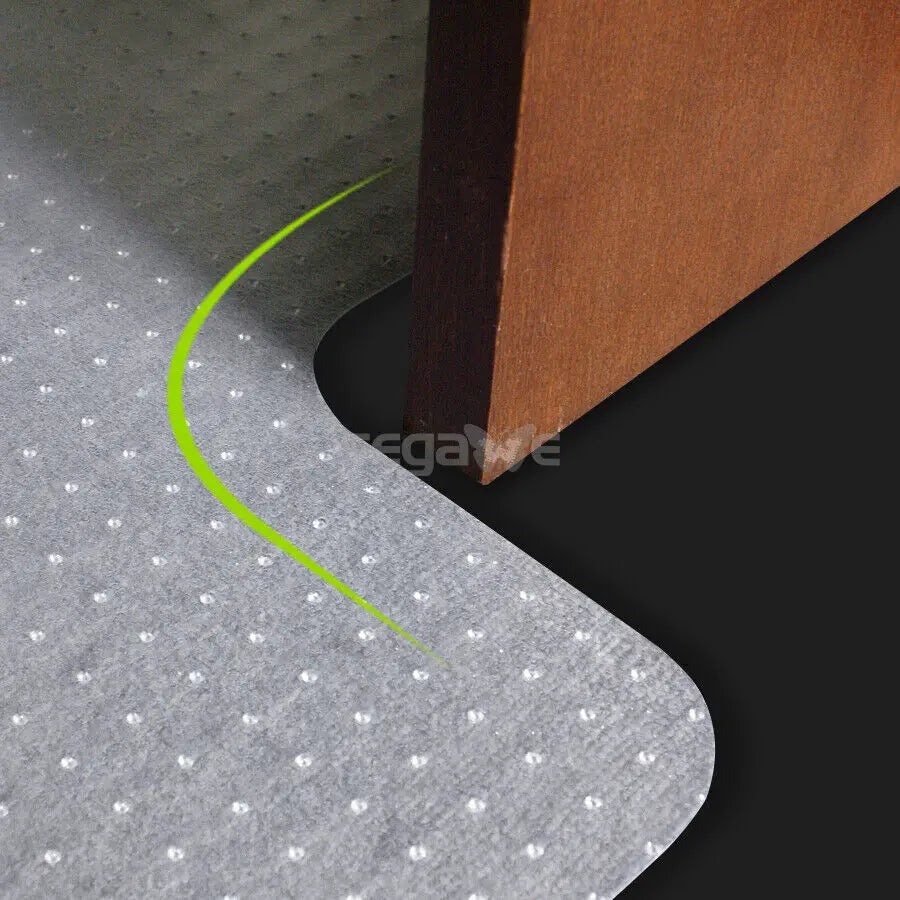 6Pcs PVC Home Office Floor 3mm Chair Mat 36 x 48" W/ Lip Studded Back