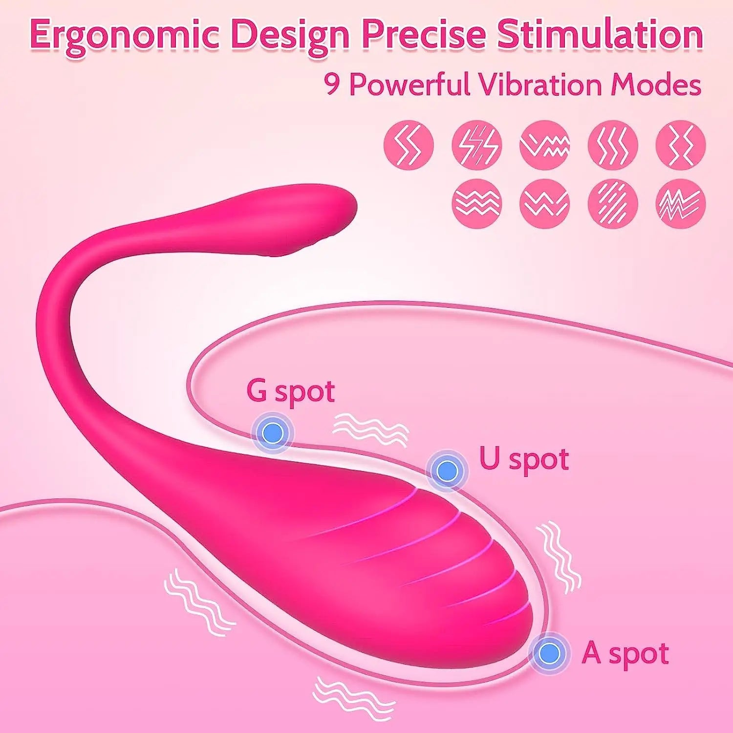 Remote Vibrator with App Control Vibradores with 9 Powerful Vibrations G Spot Vibrator Sex Toys Vibrators Adult Toy