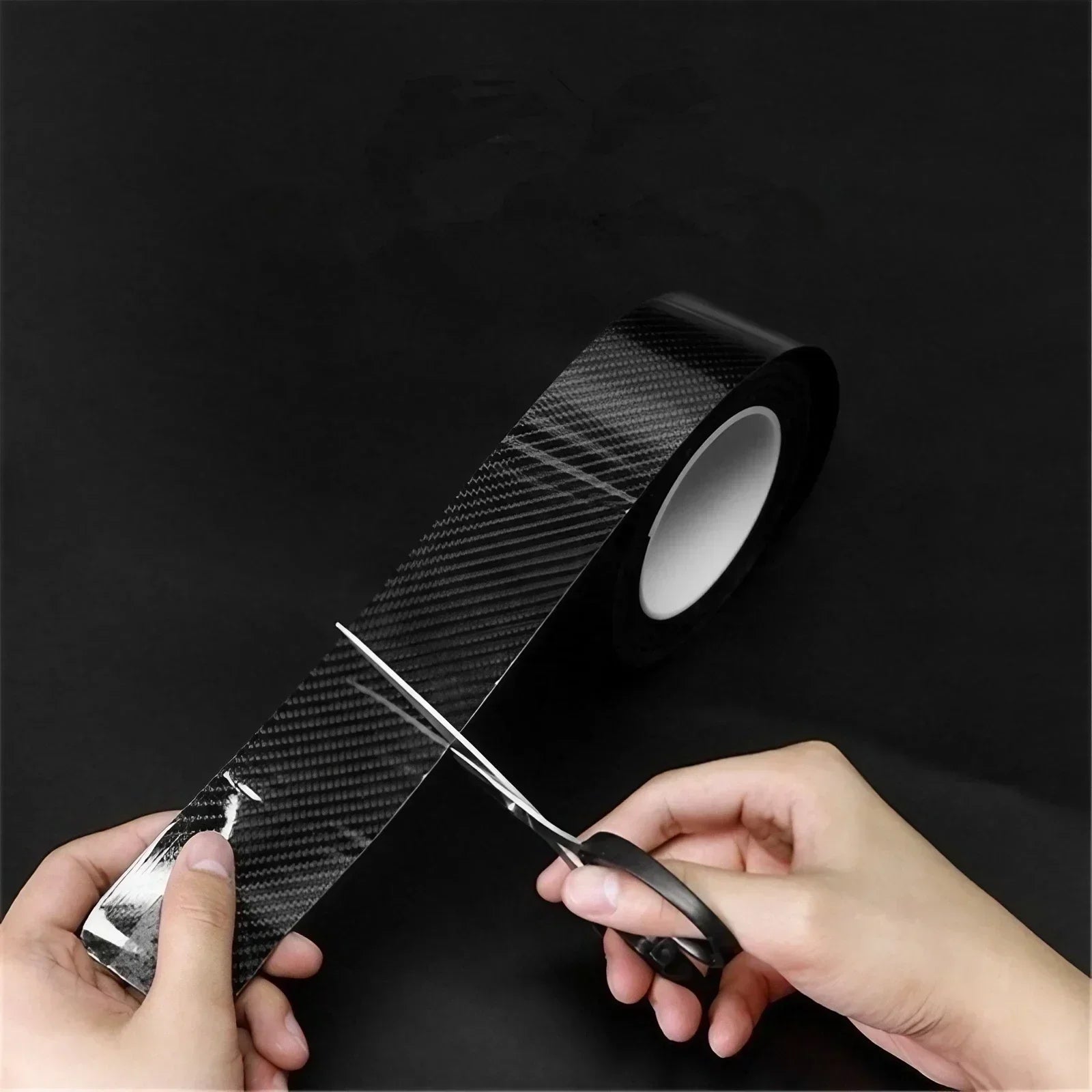 3D Carbon Fiber Film Sticker for Car Window B C Pillar - 3/5/7/10cm * 300cm, Decoration Cover, Automotive Styling