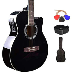 Acoustic Electric Guitar Acoustic Guitars with Strings, Children's Day Gift, Spruce Wood Electro Finish Electric Acoustic Guitar