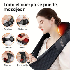 Neck Massager, Shiatsu Back Neck Massager with Heat, Electric Shoulder Massager Pillow for Neck, Back, Shoulder, Foot, Leg