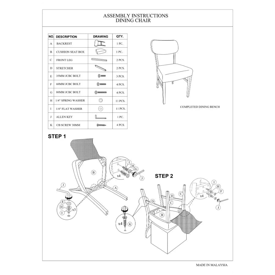 Natural Wood Grain 7pc Dining Set Rectangle Table and Chairs Solid Rubber Wood Dining Room Furniture