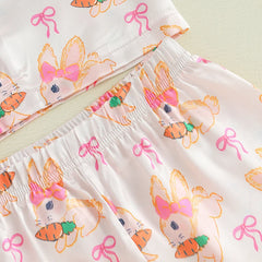 Toddler Boy Easter Pajamas Set with Cute Chick Print Lapel Feather Short Sleeve Button Down Tops and Shorts Satin Sleepwear