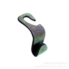 Bling Vehicle Seat Headrest Hook Front Seat, Car Hook Bling Automotive Hangers for Purse, Bag, Handbag, Grocery, Car Accessories