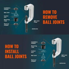 Ball Joint Press Kit C-press Ball Joint Tools 23 pcs Automotive Repair Kit