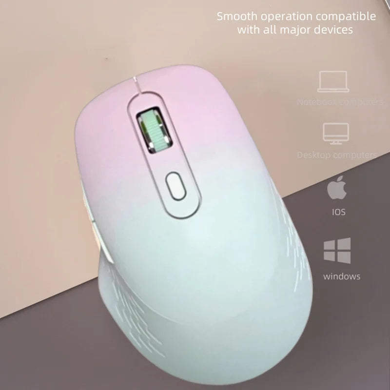 Wireless Mouse, 2.4G Noiseless Mouse, USB Receiver, Portable Computer Mouse for PC, Tablet PC, Notebook, Laptop, Windows System