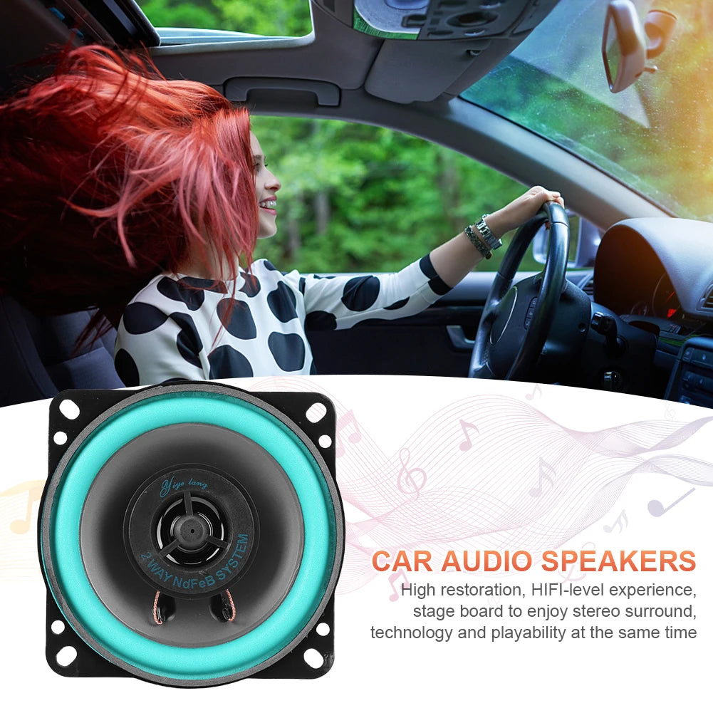 4/5/6 Inch Car Speakers 100/160W HiFi Coaxial Subwoofer Universal Automotive Audio Music Full Range Frequency Car Stereo Speaker