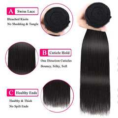 Long Human Hair Bundles brazilian Straight Hair Bundles 32 36 38 40 inches 1/3/4 PCS Thick Natural Remy 100% Human Hair wigs