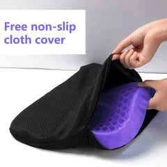 1 PC Large Car Seat Cushion, Travel Cushion, Suitable For Long-distance Travel, Office Sedentary, Relieve Lower Back Pain