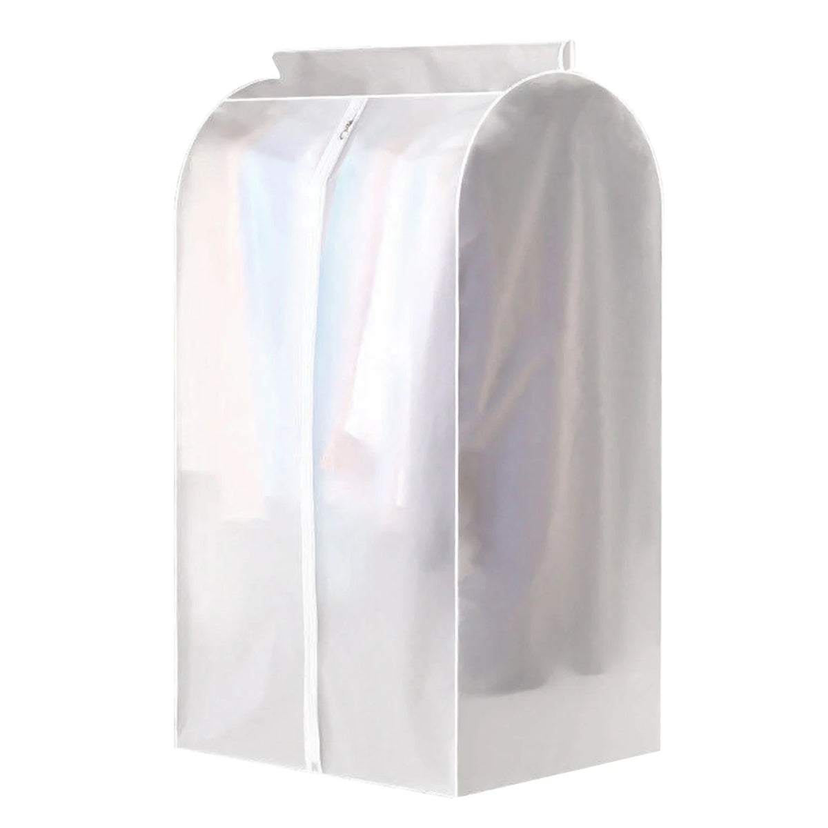 Clothes Cover Protector Hanging Garment Storage Bag Translucent Waterproof Hanging Storage Bag for Wardrobe with Full Zipper