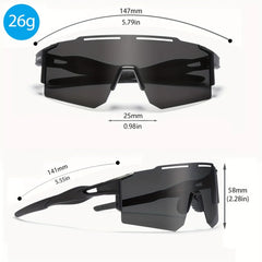 Sports Sunglasses For Men And Women, Ideal For Cycling, Skiing, Driving, And Mountain Climbing