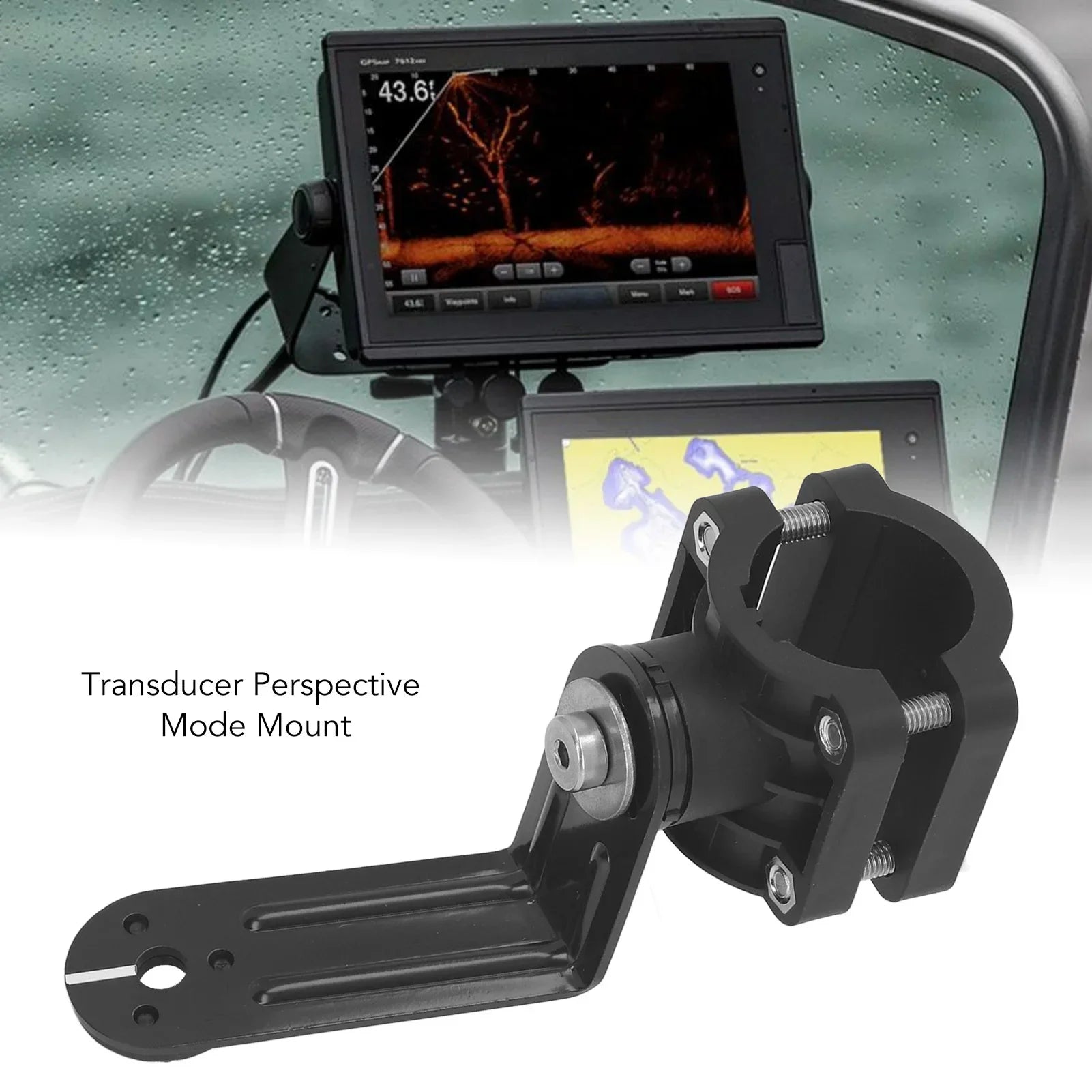 Transducer Perspective Mode Mount 010‑12970‑00 Heavy Duty Bracket Holder for Panoptix Livescope LVS32