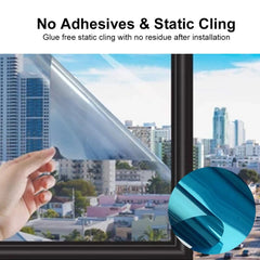 1 Pcs Window Thermal Insulation Privacy Film Transparent UV Infrared Cut Skin Protection Prevents Furniture Walls Fading Window