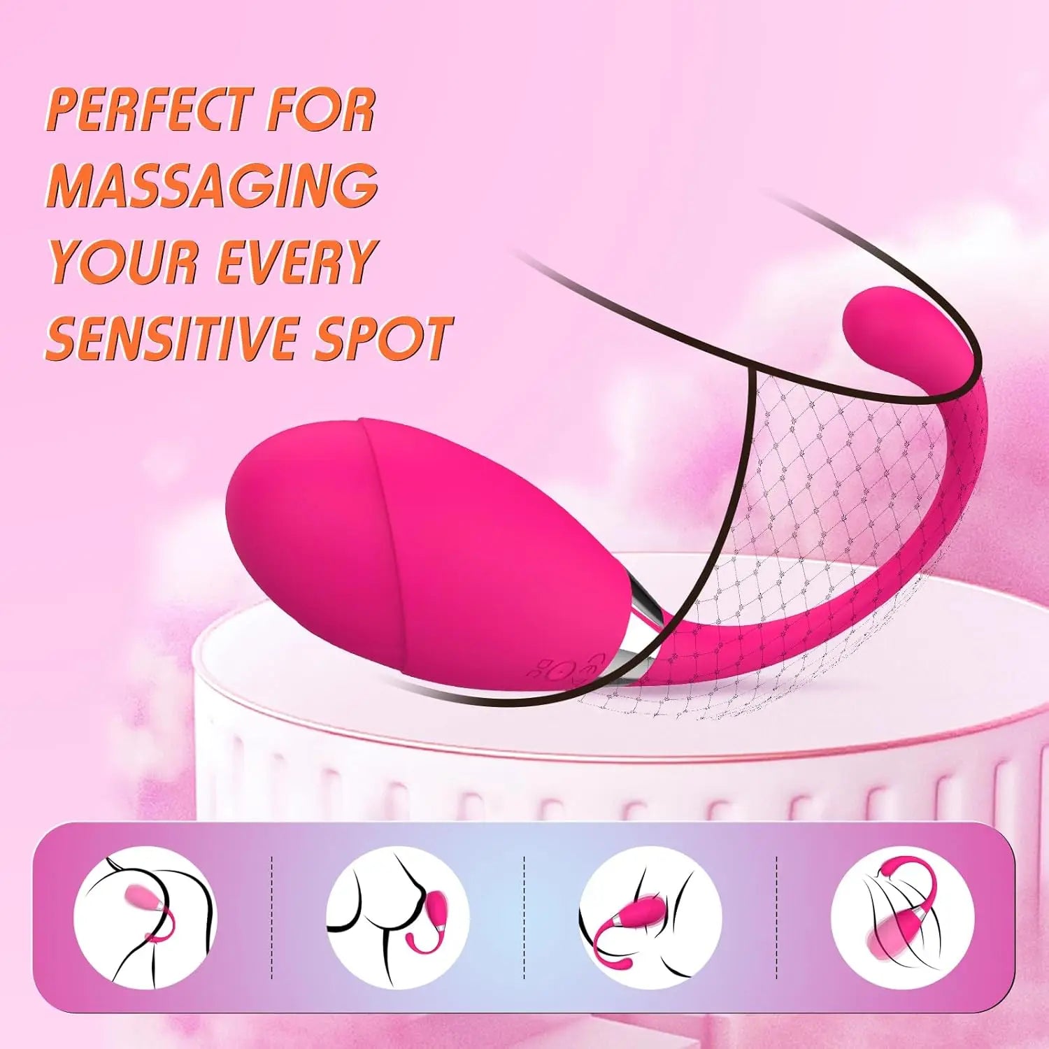 Egg Mini Vibrators Remote Control Vibrator Bullet G Spot Wearable Panty Vibrator