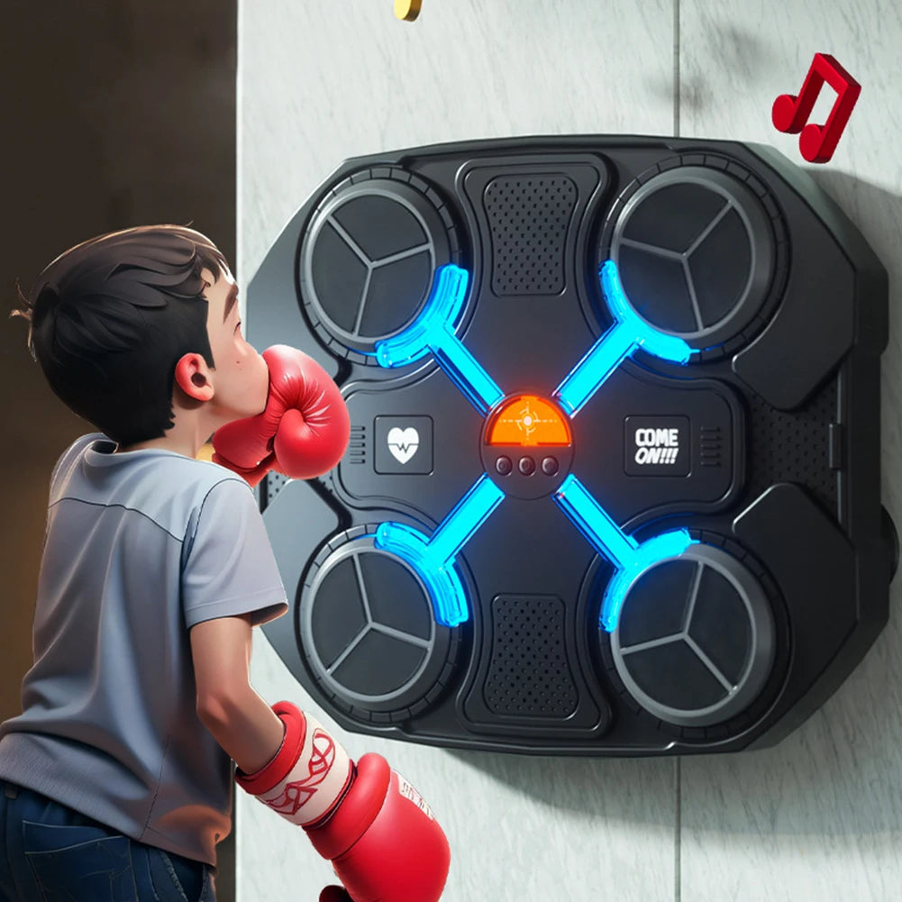 Smart Music Boxing Machine Adult/Children Sports Response Target LED Luminous Boxing Training Bag Home Punching Bag