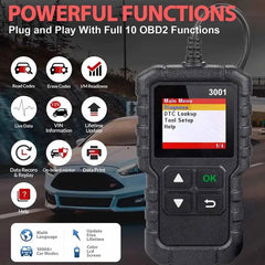 Car Diagnostic Tools X431 CR3001 Car Full OBD2 Automotive Multilingual Code Reader Scanner Check Engine Free Update