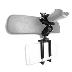 Car Phone Holder 360 Degree Car Rearview Mirror Mount Phone Holder Extension Bracket