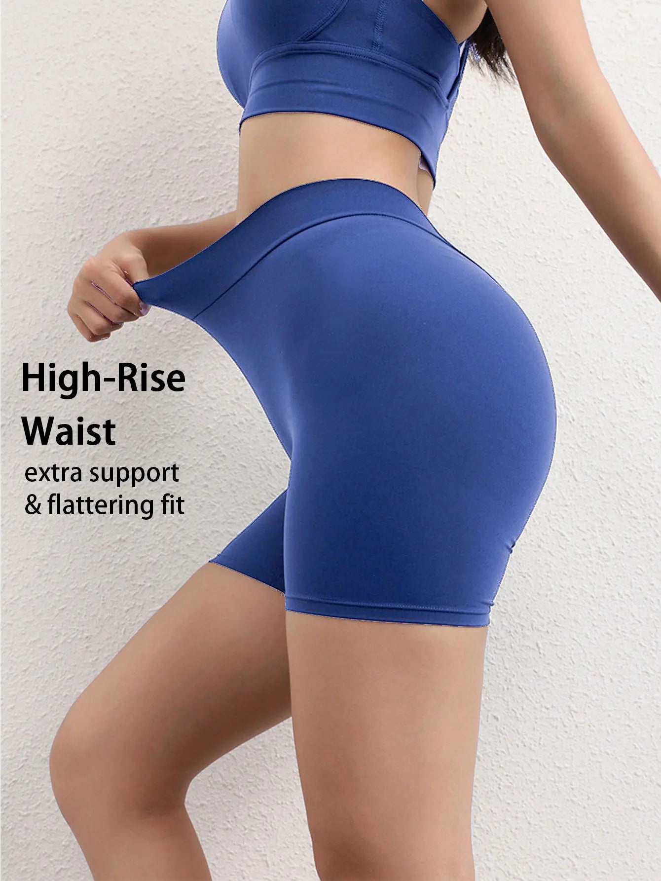 High-waisted Butt-lifting Women's Sports Yoga Shorts Women's Butt Lifting Shorts High Waist Tummy Control