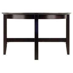 Round Coffee Table Espresso Modern Living Room Furniture