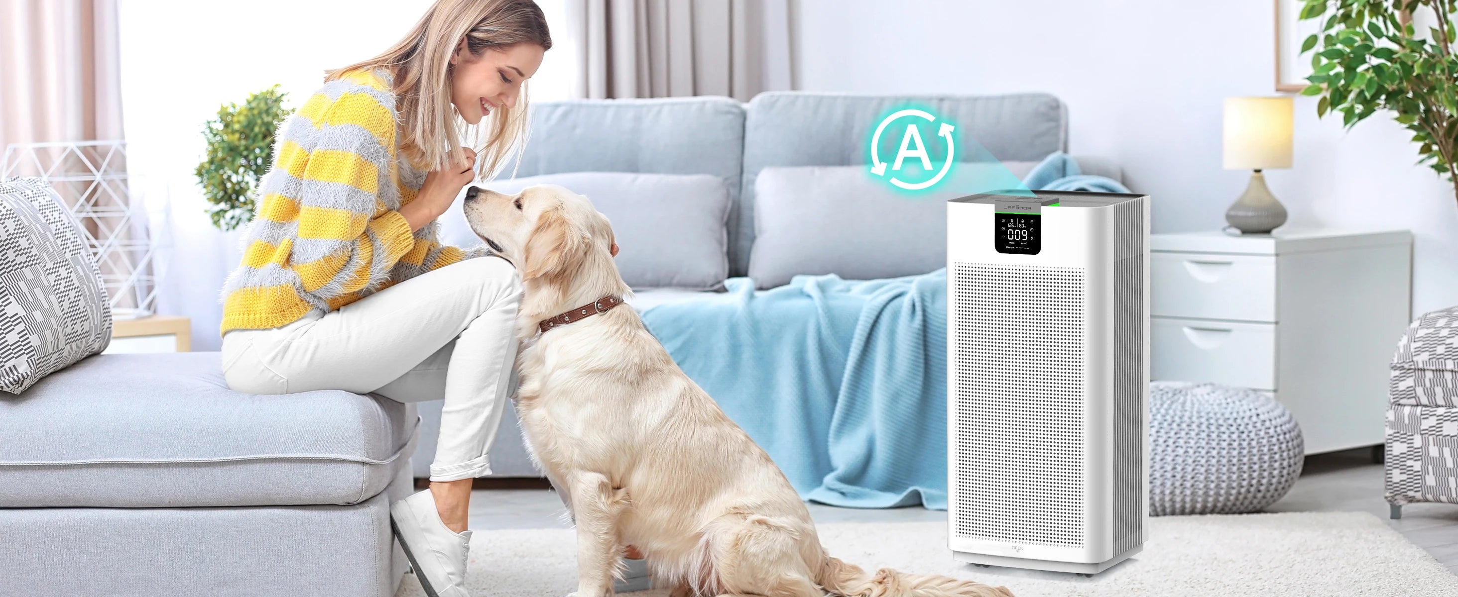 Air Purifiers for Home Office 4575 ft², Ture HEPA Activated Carbon Air Filter, Air Cleaner for Large Room