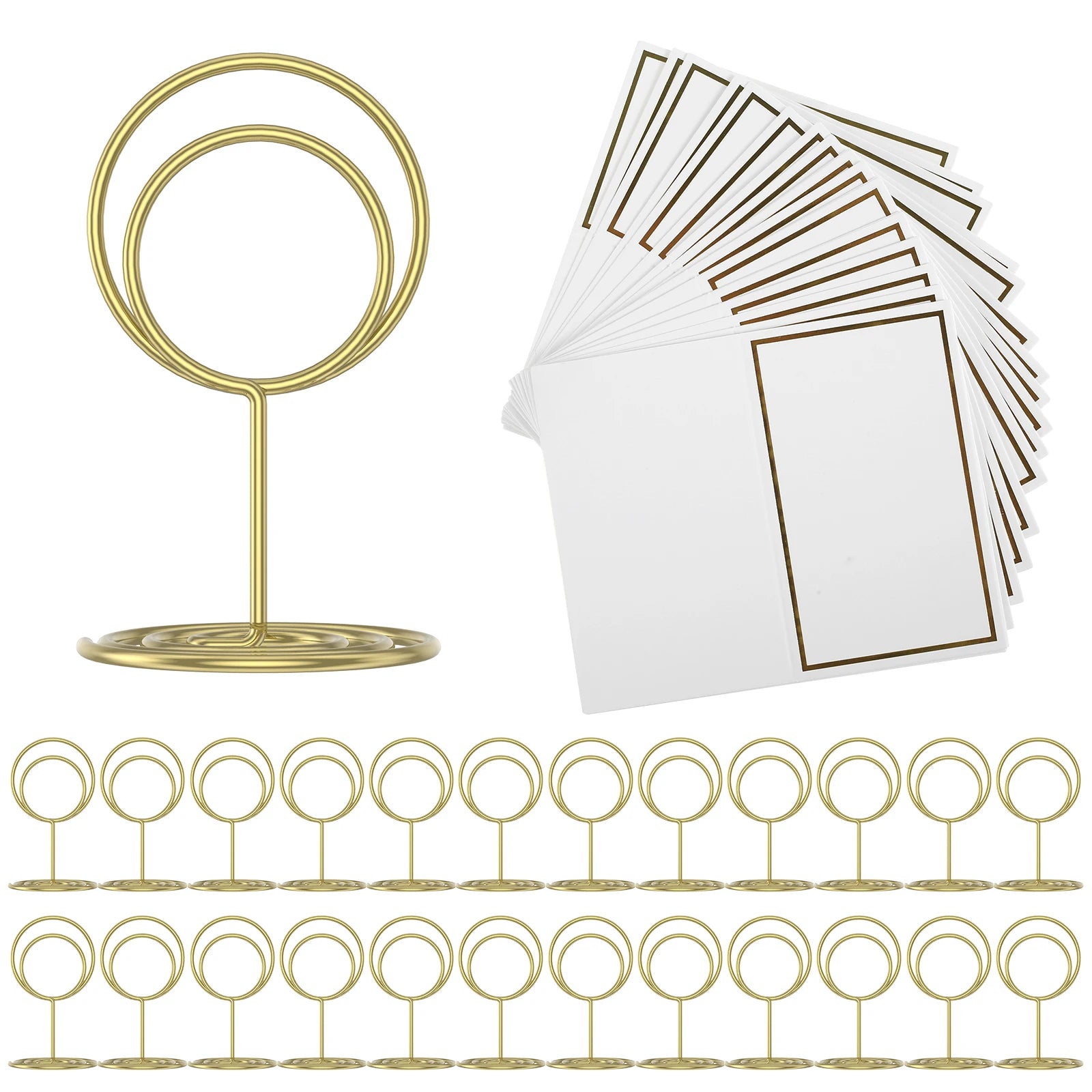 Table Number Holders Metal Table Number Stand with Cards Elegant Place Card Holder DIY Table Photo Holder Reliable Wire Picture