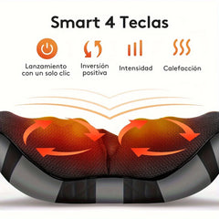 Neck Massager, Shiatsu Back Neck Massager with Heat, Electric Shoulder Massager Pillow for Neck, Back, Shoulder, Foot, Leg