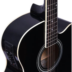 Acoustic Electric Guitar Acoustic Guitars with Strings, Children's Day Gift, Spruce Wood Electro Finish Electric Acoustic Guitar