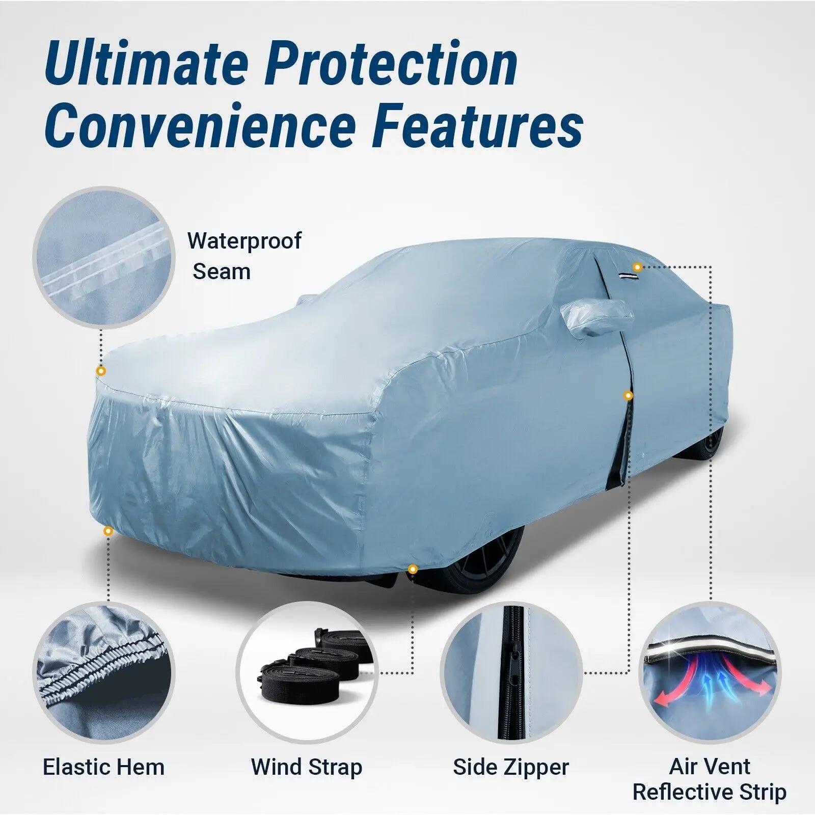 Weather Waterproof Protection 2015-2024 MINI Clubman Custom Car Cover - All-