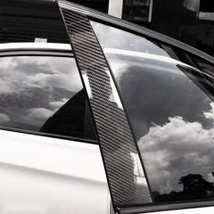 3D Carbon Fiber Film Sticker for Car Window B C Pillar - 3/5/7/10cm * 300cm, Decoration Cover, Automotive Styling