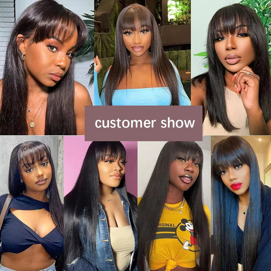 Bone straight 3x1 hd lace frontal human hair wig for women 30 inch lace front brazilian tansparent Full Machinew wigs on sale