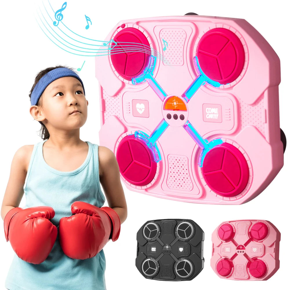 Smart Music Boxing Machine Adult/Children Sports Response Target LED Luminous Boxing Training Bag Home Punching Bag