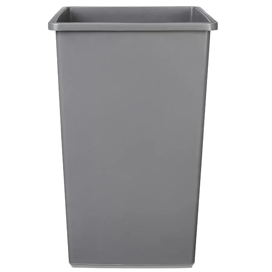 Square Waste Container 25 gallons Pack of 2 Grey (Previously AmazonCommercial brand)