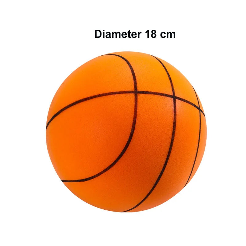 New Silent Basketball PU High Density Foam Mute Ball Size 3/5/7 Indoor Bouncing Basketball Quiet No Noise Children Sports Toys