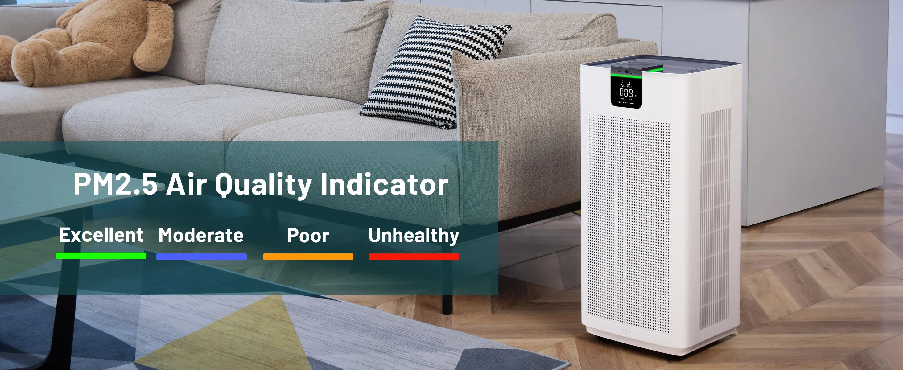 Air Purifiers for Home Office 4575 ft², Ture HEPA Activated Carbon Air Filter, Air Cleaner for Large Room