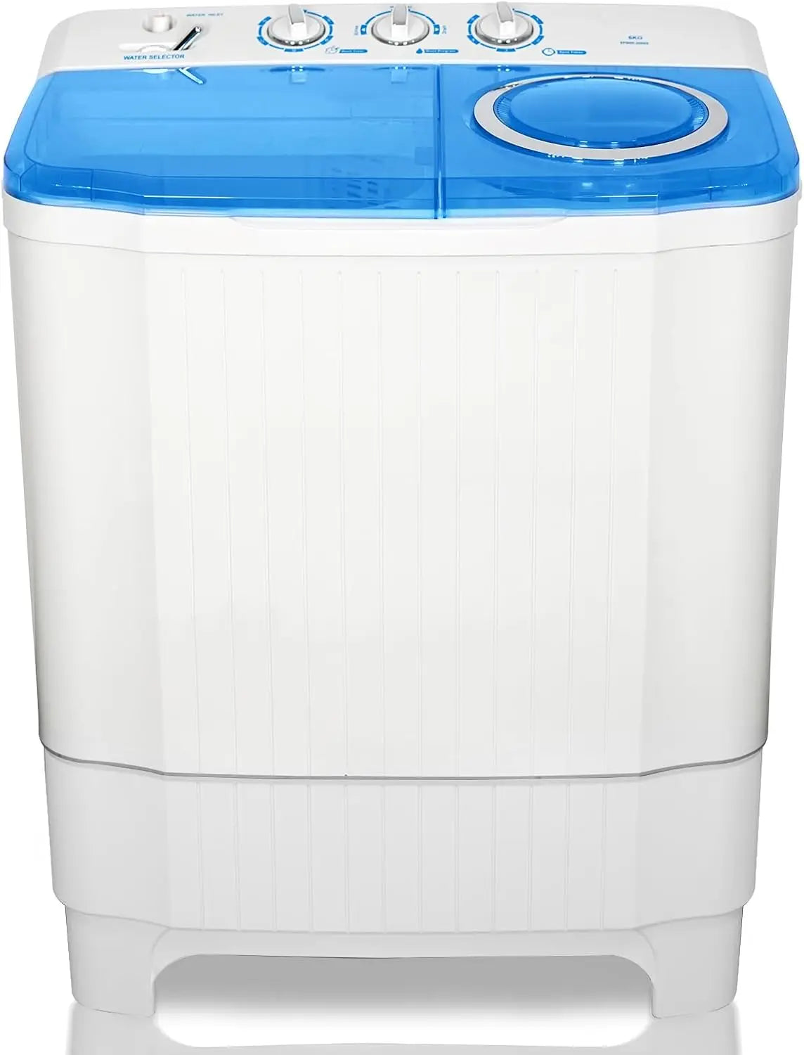 Portable Washing Machine - 28Lbs Compact Twin Tub Washer and Spin Dryer - Semi-automatic Laundry Washer(18Lbs) & Spinner(10Lbs)