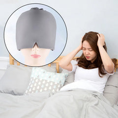 Migraine Relief Hat Reusable Relief Headache Hat Flexible Gel Cold Headache Ice Cap For Relieve Pain Ice Hat Eye Mask Relief Hat