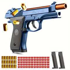 Toy Gun, Soft Bullet Toys Gun for Boys, Toy Foam Blaster, Empty Shell Ejecting Toy Gun Pistol, Christmas Birthday Gifts