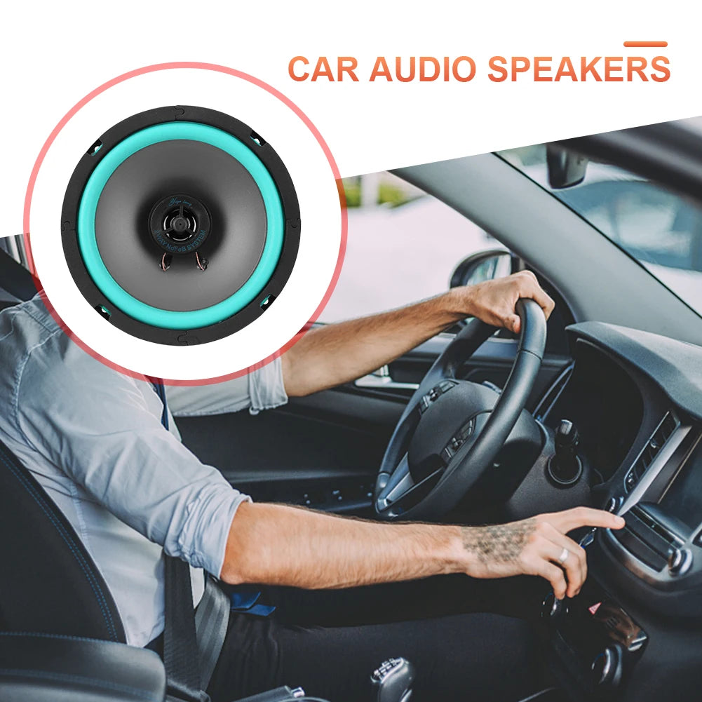 4/5/6 Inch Car Speakers 100/160W HiFi Coaxial Subwoofer Universal Automotive Audio Music Full Range Frequency Car Stereo Speaker