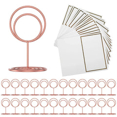 Table Number Holders Metal Table Number Stand with Cards Elegant Place Card Holder DIY Table Photo Holder Reliable Wire Picture